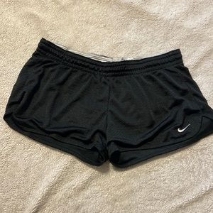 Nike Black Mesh Booty Shorts